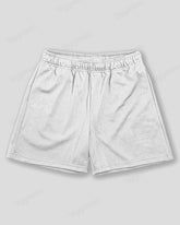 Plus Size Men's Solid Color Sports Mesh Quick-drying Shorts